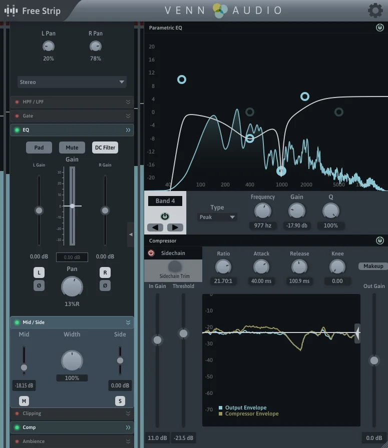 Venn Audio Free Suite plugin collection