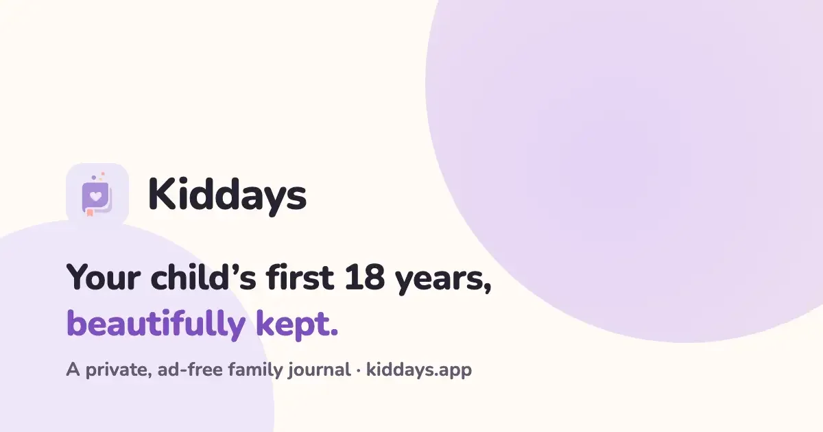 Kiddays App: The Private Family Journal I’m Building