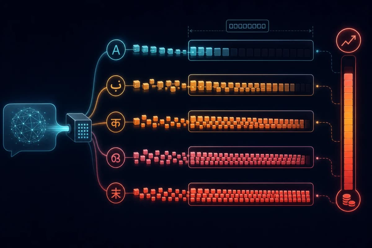 The LLM Tokenizer Tax: How Language Changes AI Cost and Context