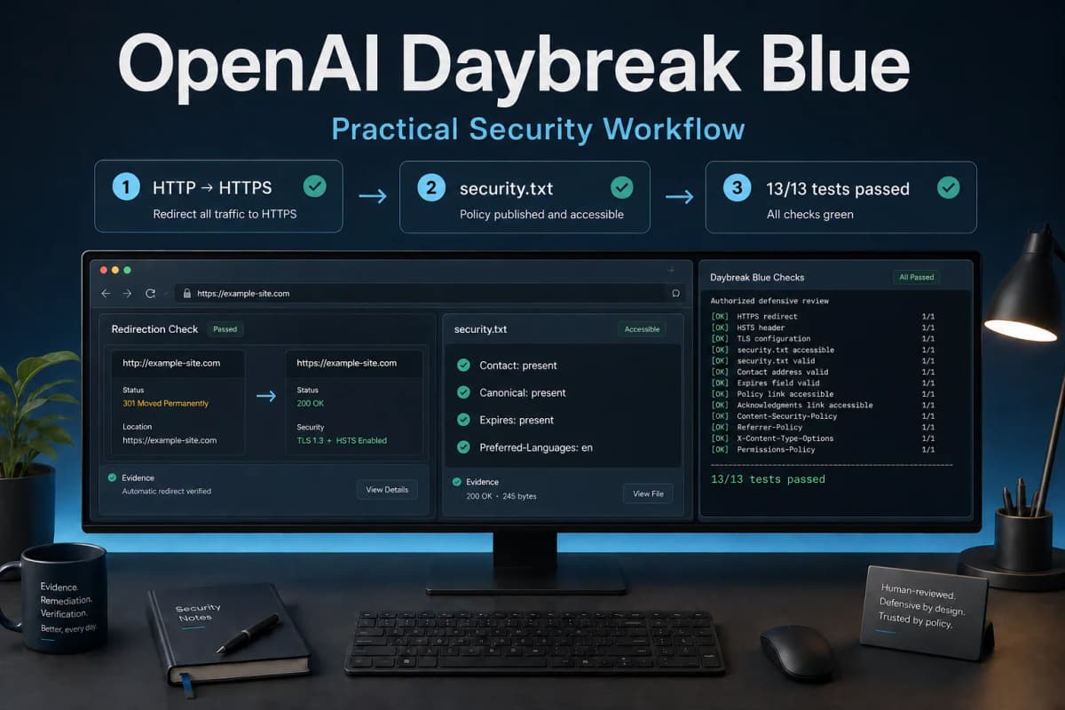 What Is OpenAI Daybreak Blue? A Practical Security Workflow