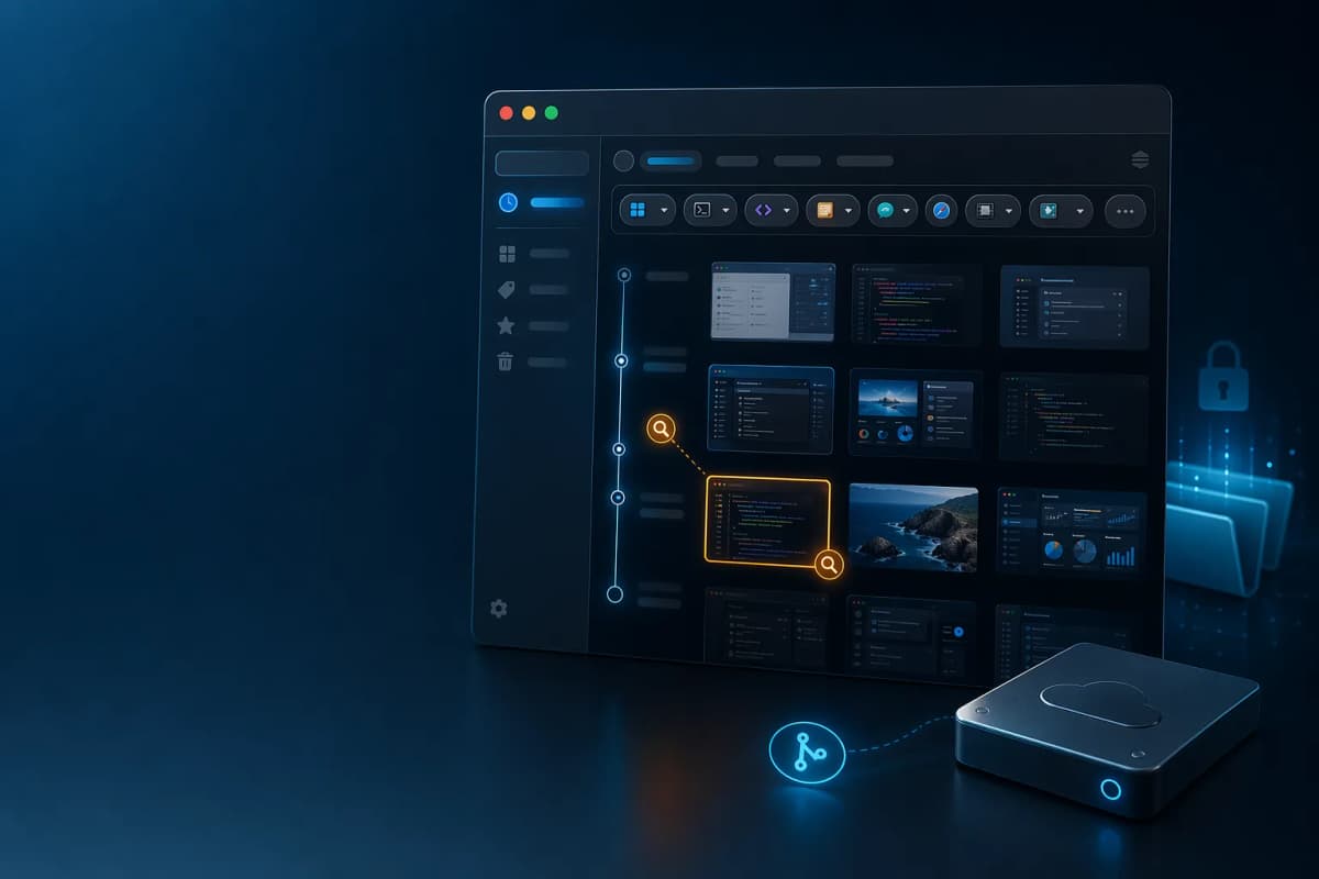 Memento Native 2.0.6: lokal Mac-tidslinje med appfilter