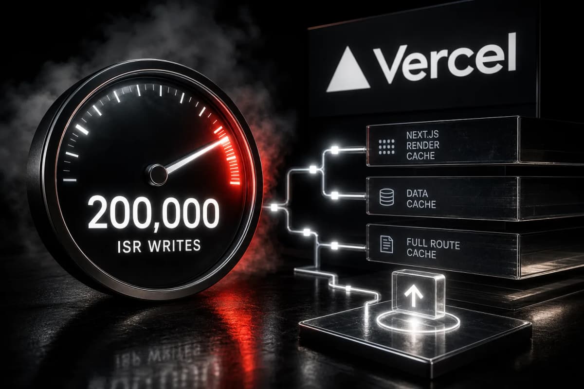 Vercel ISR Writes: How I Hit 200,000 and Fixed It